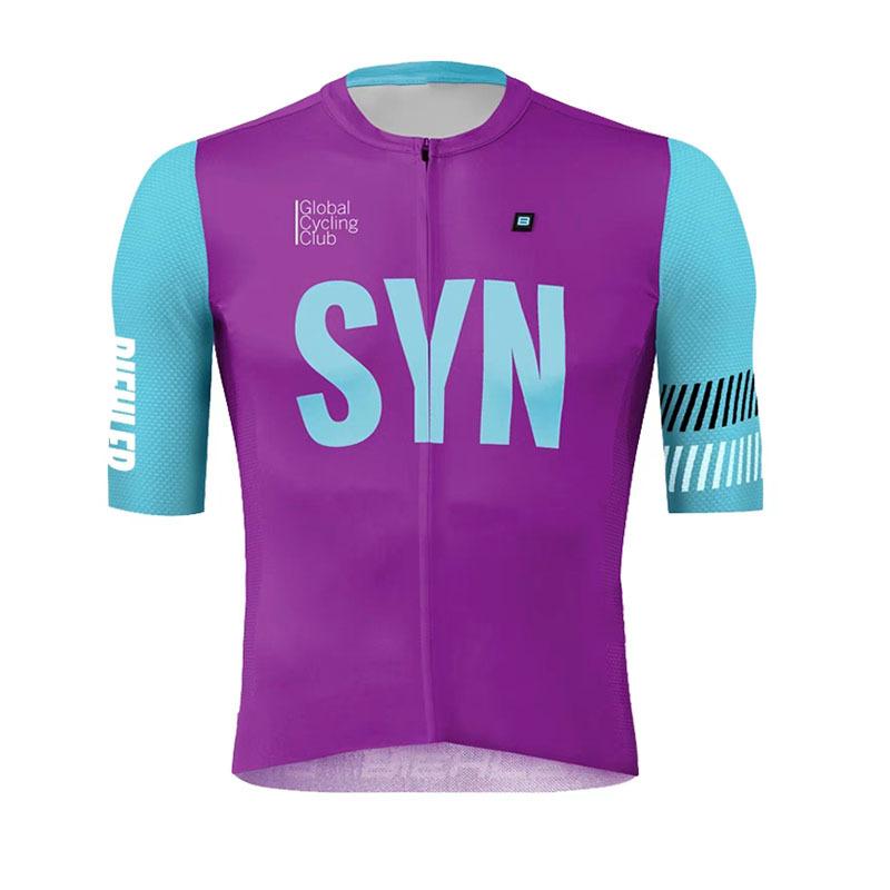 SYN road bike short-sleeved cycling suit men's quick-drying breathable cycling top outdoor sports cycling suit summer