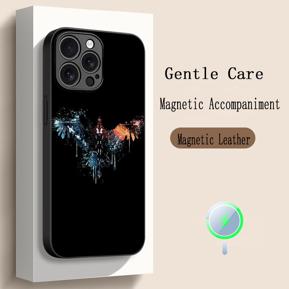 Game Horizon Zero fashion poster Phone Case For iPhone 17 16 15 14 13 12 Plus Pro Max High-end Luxury Magsafe Sheepskin