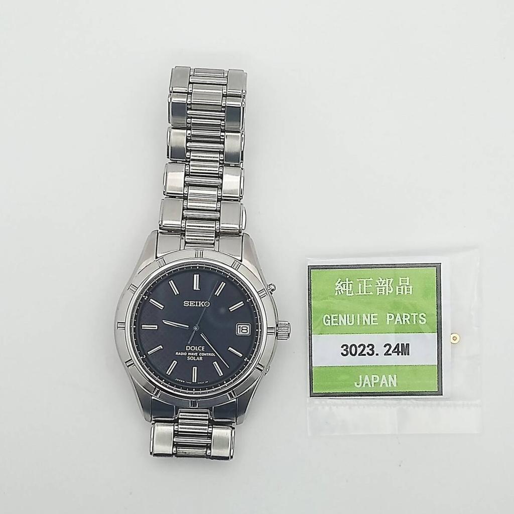 SEIKO Dolce Часы с радиоконтролем на солнечной батарее SADZ003 Часы для дневного бега Отличная перезаряжаемая батарея Заменена Отличная сделка «HANA-BI» - Состояние,