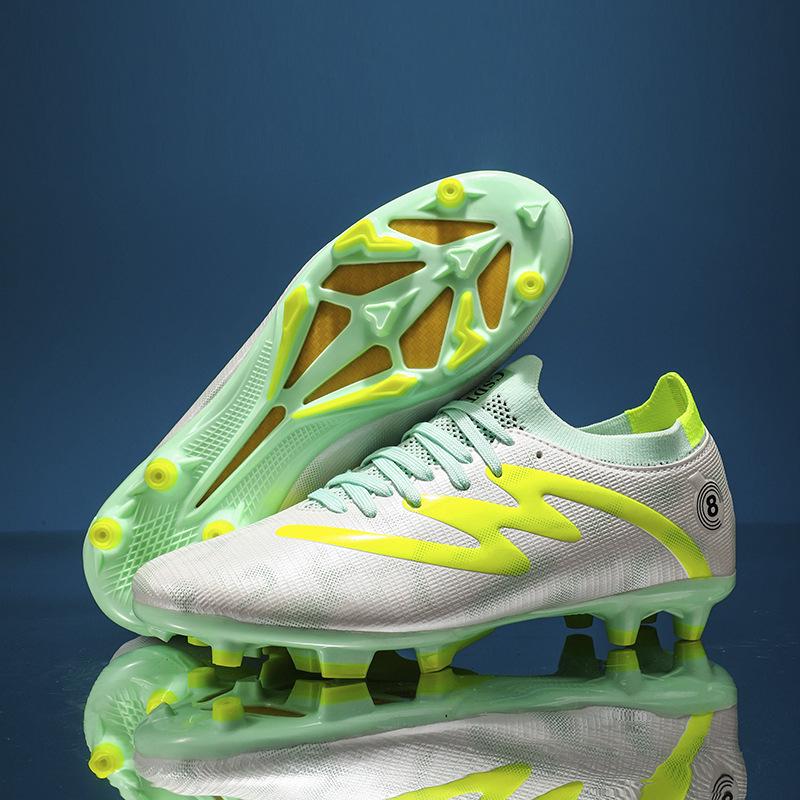 Детские трансграничные футбольные бутсы для мальчиков и девочек - TF (искусственный газон) и AG (искусственное покрытие с длинными шипами), идеально подходят для учеников начальной и средней школы
