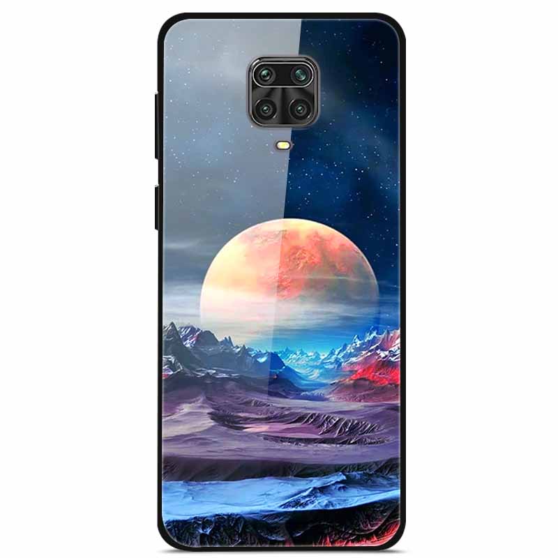 Чехол для Xiaomi Redmi Note 9 Pro Закаленное Стекло Жесткая Задняя Крышка Телефона для Redmi Note 9S 9 S Чехлы hongmi Note9S Note9 9Pro Coque