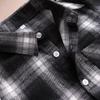 Хлопковая куртка, детские клетчатые рубашки, рубашка на пуговицах с длинными рукавами, верхняя одежда