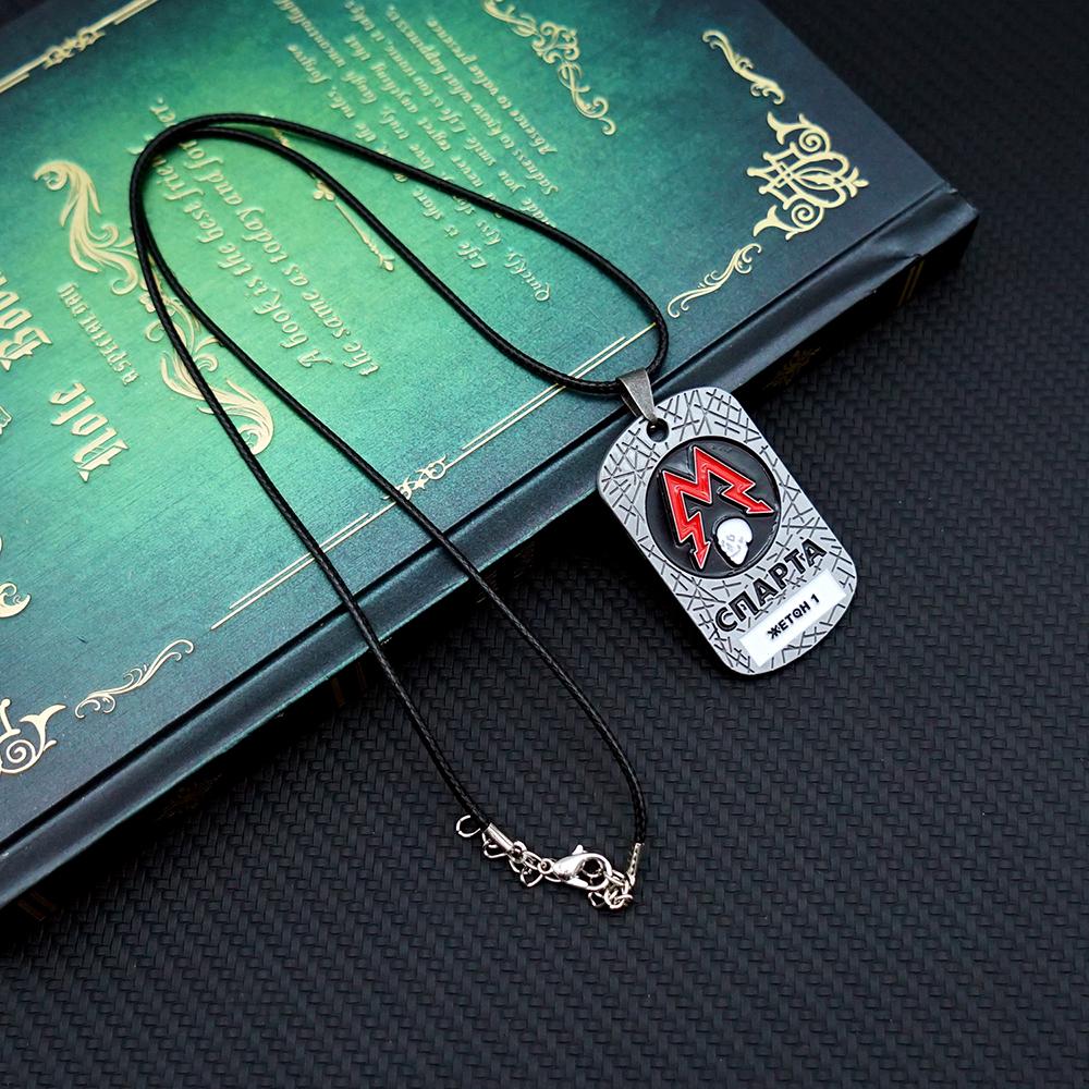 Игра Metro 2033 ожерелье для женщин и мужчин жетоны для собак металлические ожерелья аксессуар ювелирные изделия подвесные цепи колье ошейники подарок