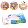100/200PCS Disposable HDPE Gloves Transparent Removable Oil Resistant Hand Protector for Baking Housework Protection