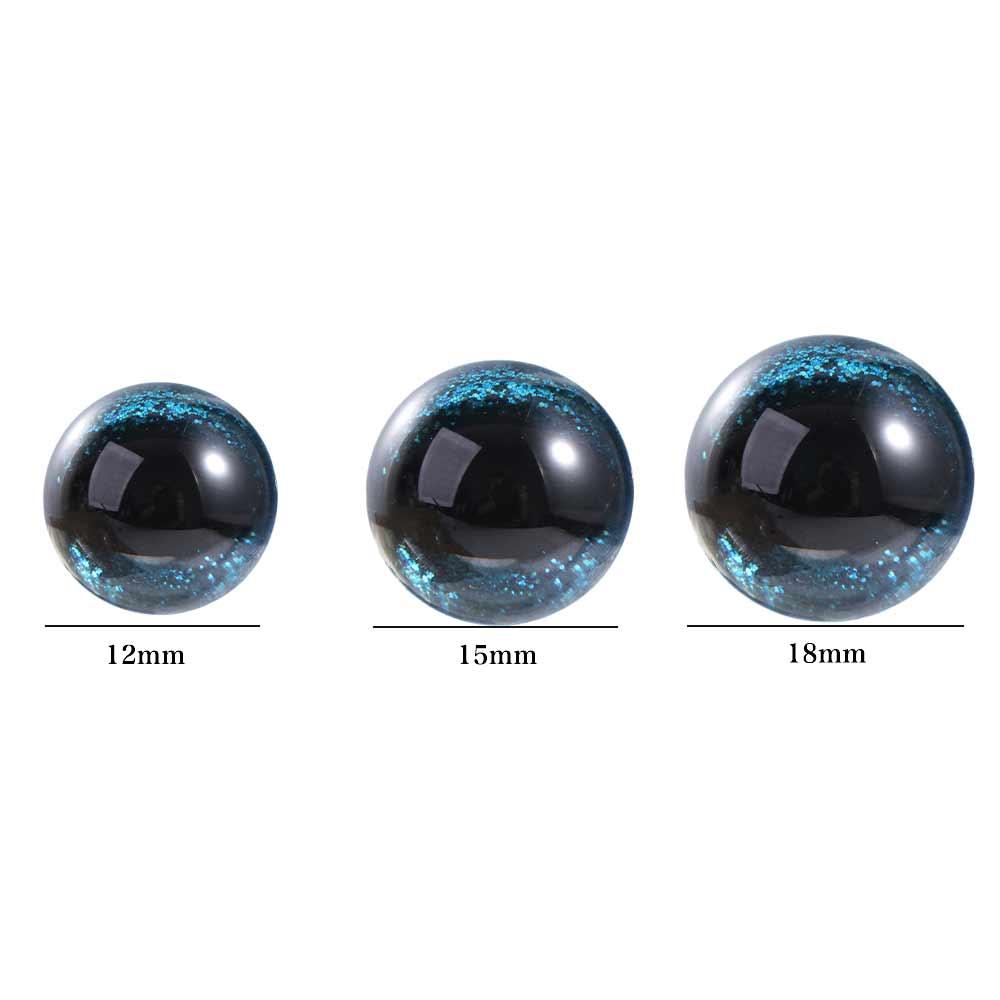 Crystal Cat Eyes Safety Eyes for Crochet 12mm Crochet Eyes Amigurumi Eyes Crochet Knitting Doll