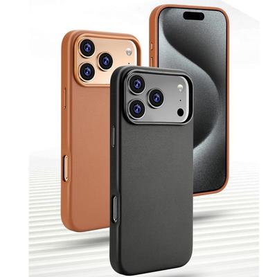 Бизнес Оригинальный чехол MagSafe для Apple IPhone 17 Pro Max 16 13 14 15 IPhone17 Кожаный Официальный Магнитный Защитный Чехол для Телефона
