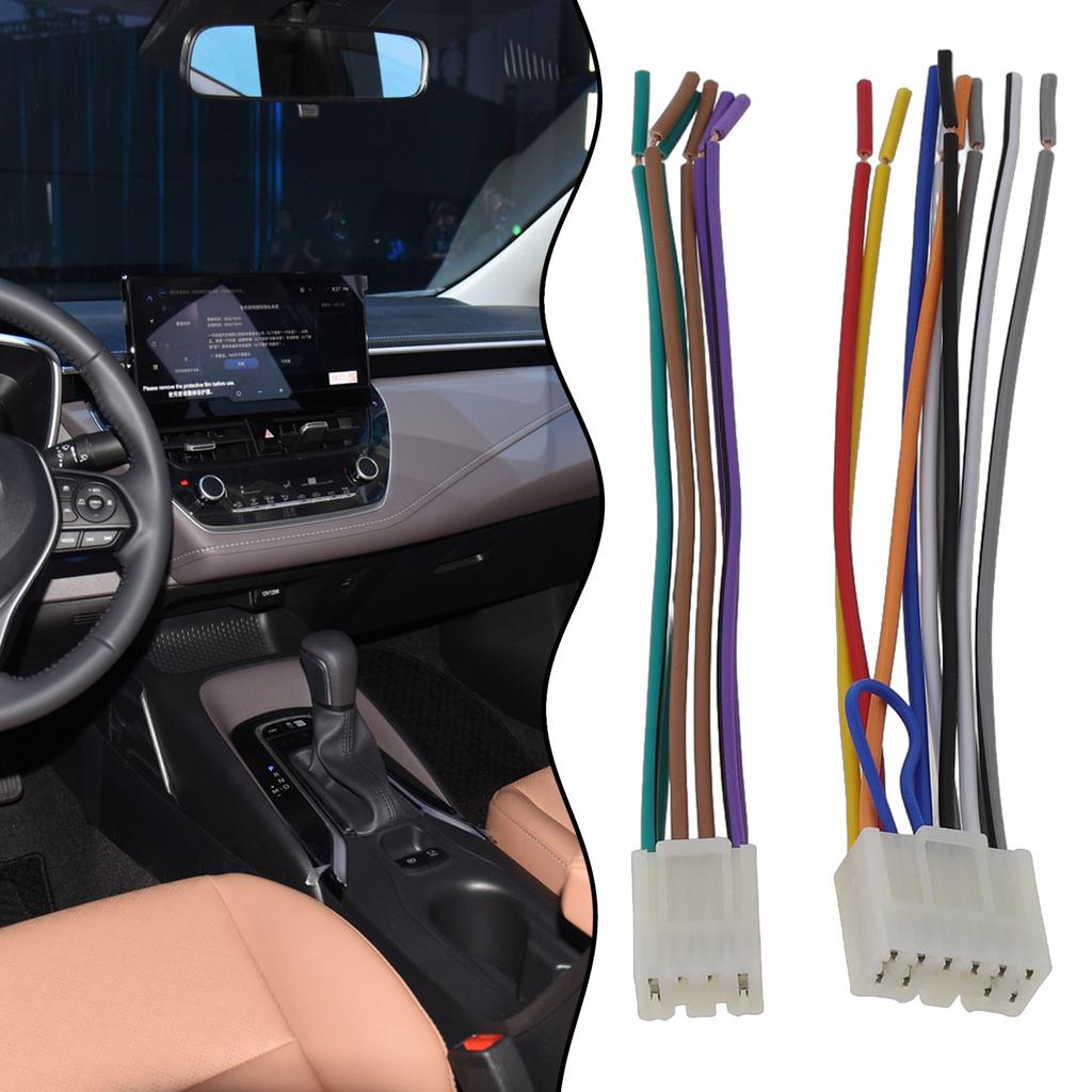 Для Toyota Aftermarket Radio Stereo Установка автомобильного жгута проводов Рамка жгута проводов Кабельный адаптер Простая установка автомобильных аксессуаров