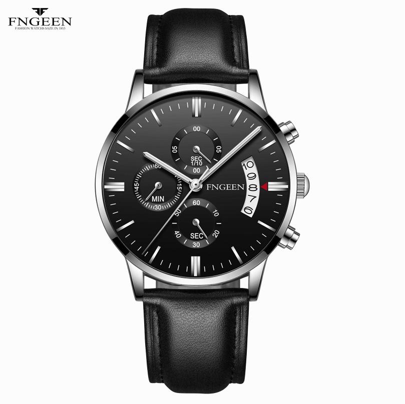 Watch Men's Student Sports Quartz Watch Waterproof Fashion Trend Luminous Belt Men's Watch Wrist Watch