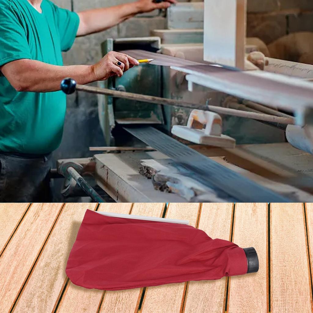 Замена пылесборника профессионального качества 2 шт. Тканевый и пластиковый мешок для ленточной шлифмашины 9403 9401 Держите ваше рабочее место в чистоте