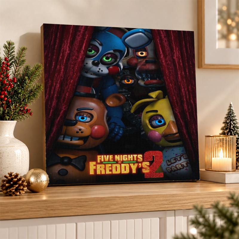 Five Nights at Freddy's _ FNAF Diamond Painting Kit 5D Full Drill DIY Diamond Mosaic Wall Art Home Decor