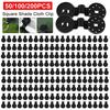 10-200pcs Shade Cloth Plastic Clips Sun Shade Net Clips Greenhouse Fabric Fix Clamps Accessories Grommet Fence Netting Hook
