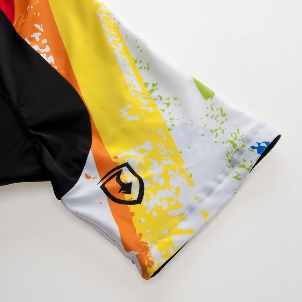 Летний короткий комплект одежды для езды на велосипеде, мужские спортивные трикотажные костюмы, белые брюки-комбинезон