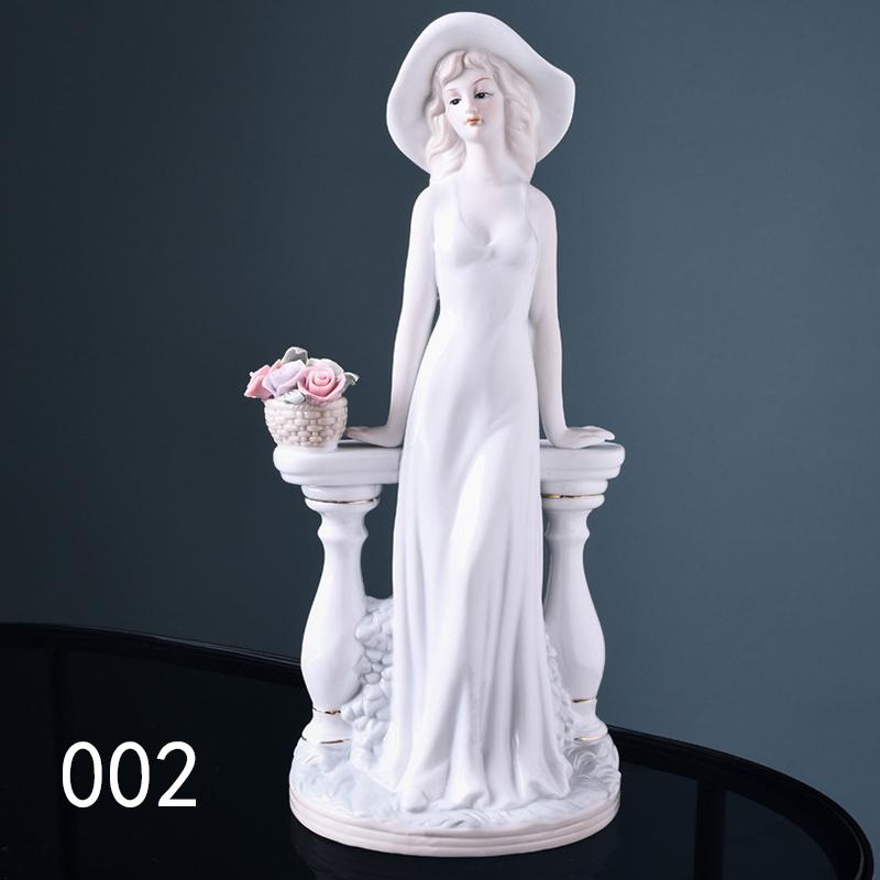 Керамические фигурки богини для девочек и леди, свадебное украшение для стола, фарфоровая статуя богини