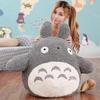 Large Totoro Plush Toy and Pillow, Cartoon Stuffed Doll for Girls and Children's Birthday Gifts
