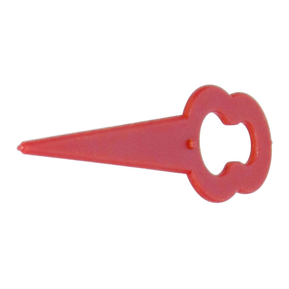 100pcs Nylon Material Plastic Trimmer Blades Replacement Trimmer Blades Garden Lawn Mowing
