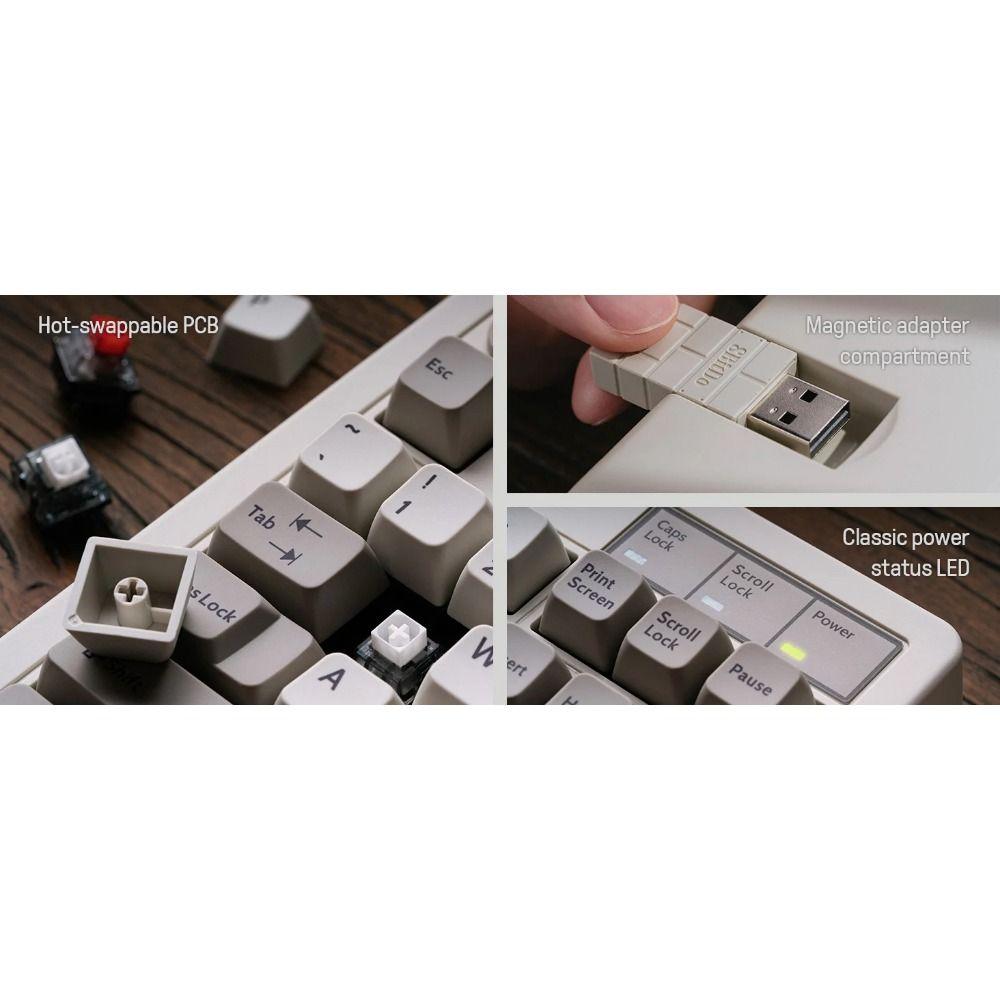 8BitDo Retro Mechanical Keyboard Bluetooth 2.4G
