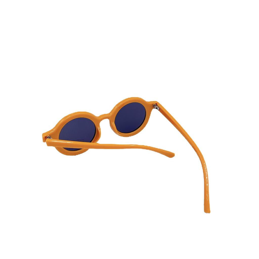 Baby Comfort Sunglasses Double Color Block Retro Round 1-8 Years Old Children Spring And Summer Travel Sunglasses Kids Glasses