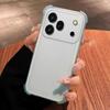 Чехол для HONOR 600 Pro Полупрозрачный Матовый Бампер с Подушками Безопасности по Углам Ударопрочный