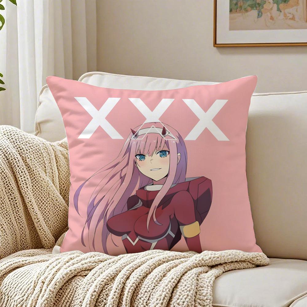 Аниме Меха 02 ноль два DARLING in the FFRANXX Наволочка Подушка Антипылевой клещ Гостиная Диван Декор Подушка Комната