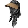 Korean Style Scarf Baseball Cap Print Strappy Scarf Hat Retro Headscarf Hat  Summer