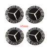 4PCS 56mm 65mm for MERCEDES BENZ MB W203 W204 W205 W209 W210 W211 W212 W176 W166 W163 W221Car Wheel Center Hub Emblem Sticker 1ET