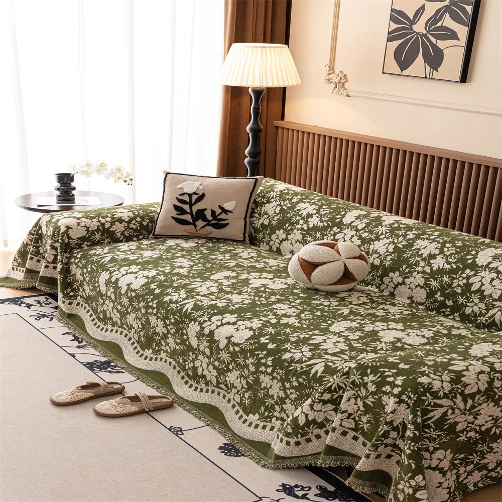 Мягкое восковое утолщенное полотенце для дивана, новое осенне-зимнее, цельное, противоскользящая чехол-ткань, полотенце