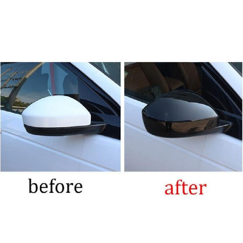 For Range Rover Evoque 2012- Gloss Black Exterior Rear View Mirror Cover 2Pc