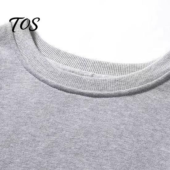 Breathable Workout Apparel Men Long Sleeve Sweatshirt, Loose Fit Pullover Shirt, Solid Outdoor Travel Clothing Color Crew Neck Sweatshirt for