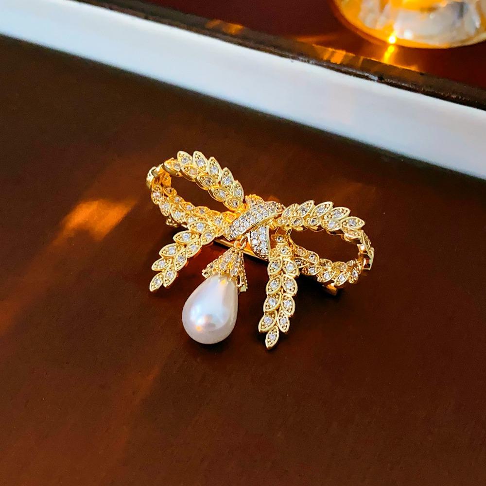 Full Rhinestone Rhinestone Butterfly Brooch Korean Style Alloy Suit Collar Pin Badge Jewelry Accessories Rhinestone Brooch Girls