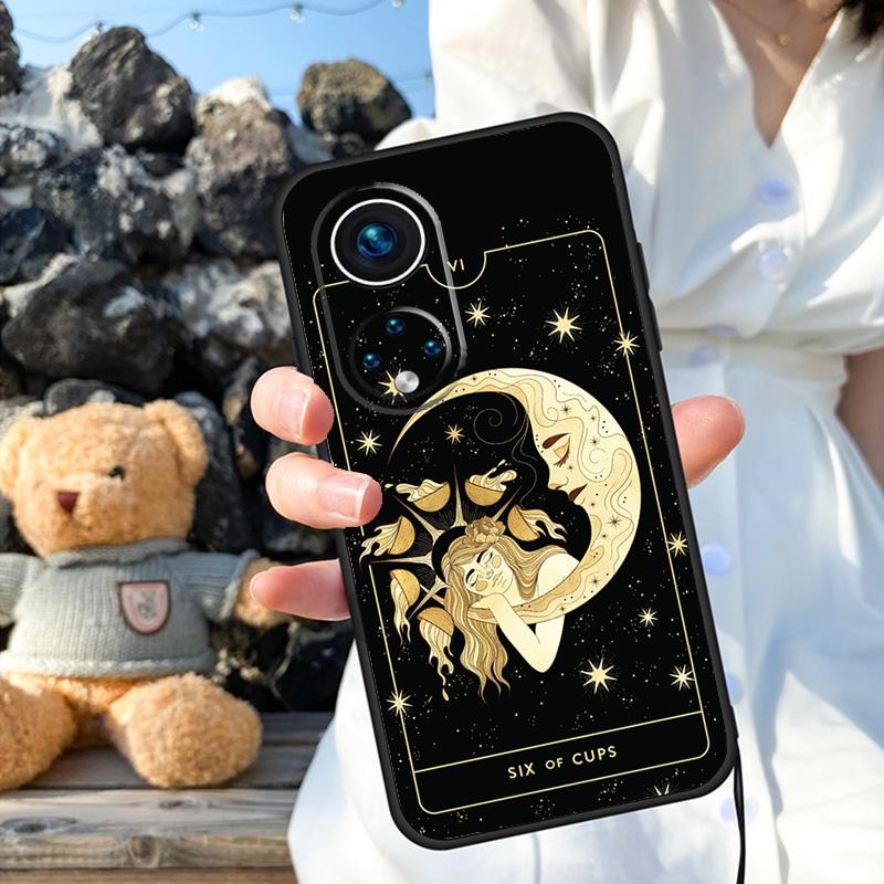 Witches Moon Tarot Mystery Totem Case For Honor X9b X8b X8 X9 X6a X7a X8a X9a Honor Magic 6 5 Pro 50 70 90 Lite Back Cover