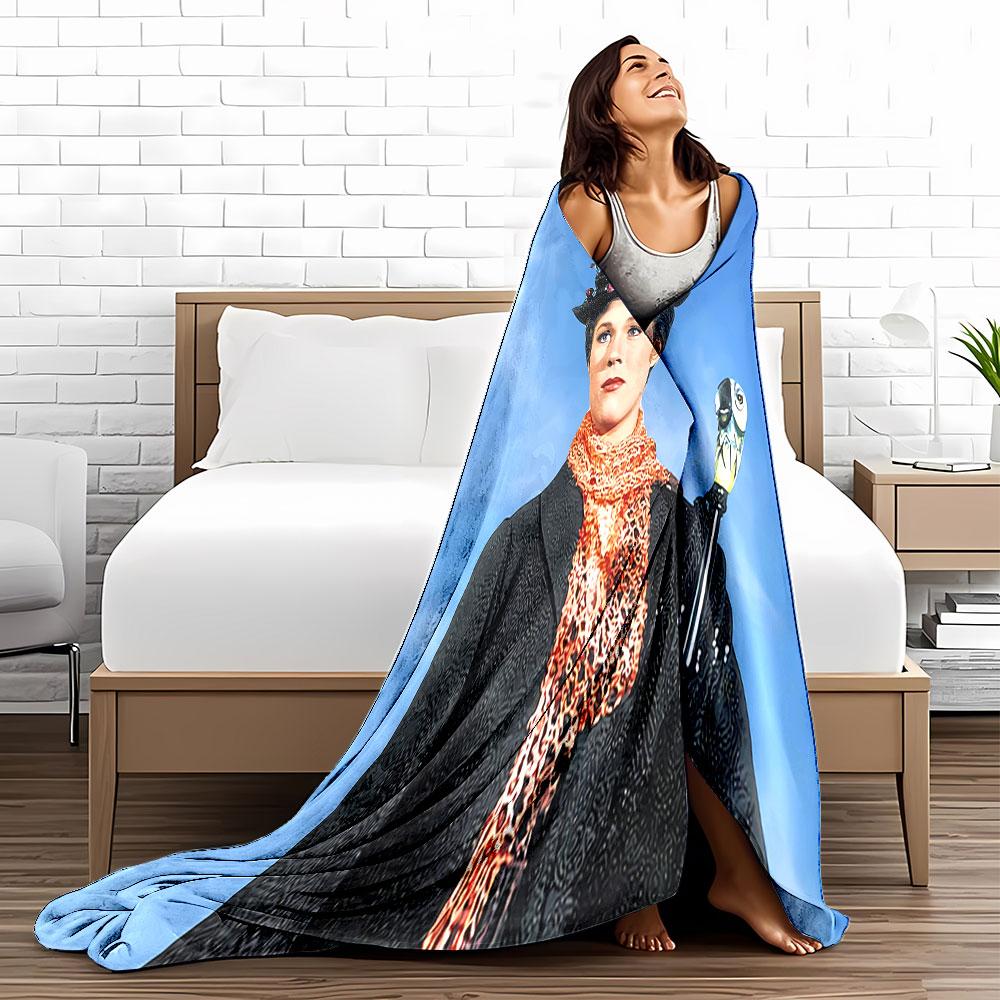 Classic Nanny Cartoon Blanket for all seasons blanket lunch break throw gift