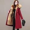 Women's Long Puffy Jacket Snow Warm Jacket Super Thick Winter Parka Coat Thickened Warm Jacket