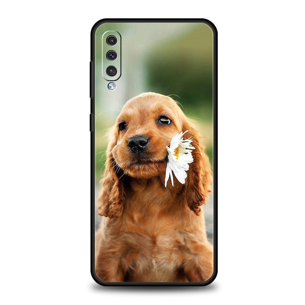 Кокер-спаниель Собака Милый Чехол Для Samsung A54 A52 A24 A14 A50 A72 A70 A30 A40 A20S A20E A02S A12 A22 A34 A42 A32 5G A04s Чехол