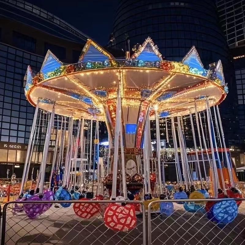 Angel Wings Rotating 16-Seat Children's Energy Music Series Flying Chair for Outdoors