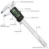 Digital Caliper 150mm Fraction MM Inch High Precision Stainless Steel LCD Vernier Caliper