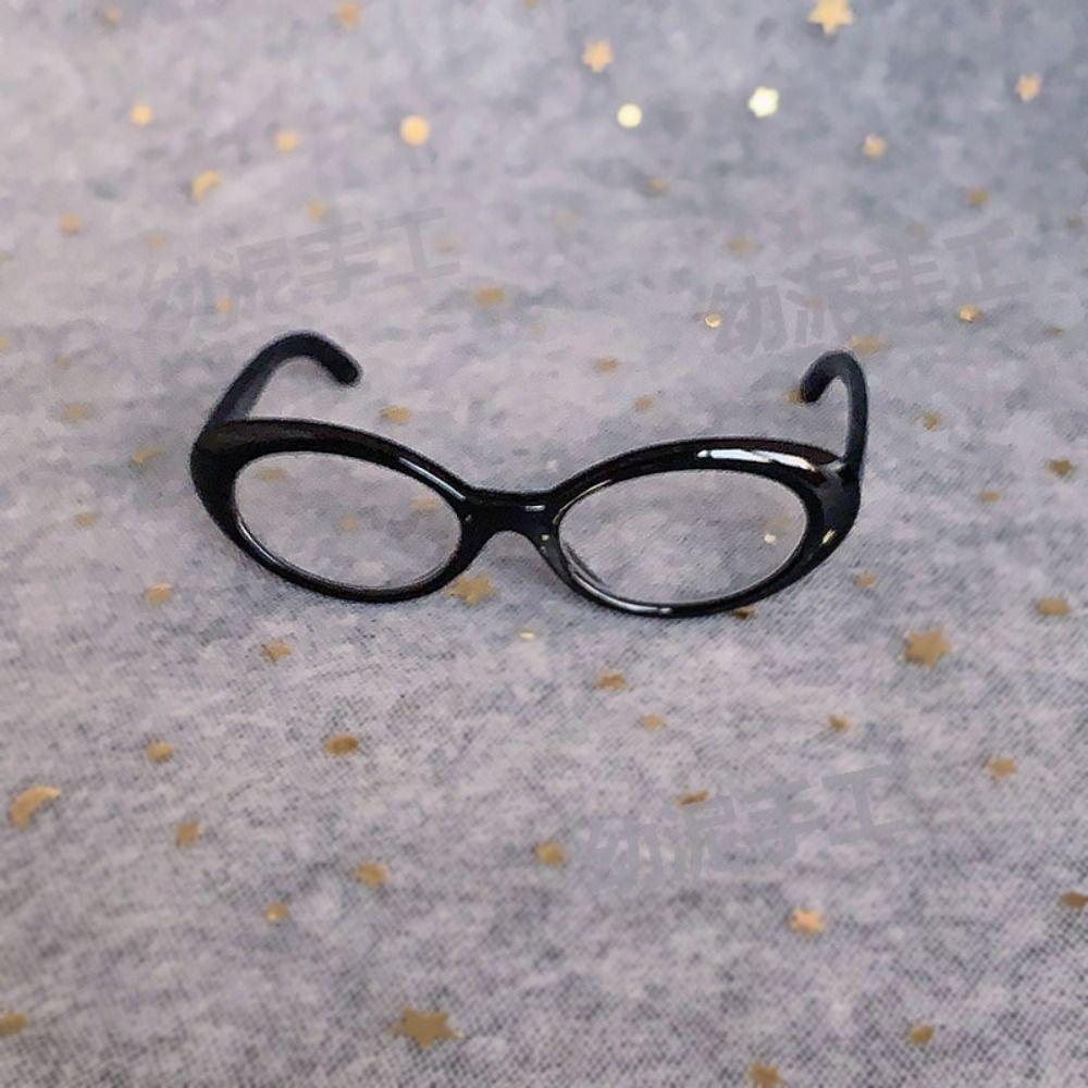 Miniature Round Frame Glasses Multi-color Doll Eyewear Doll Eyeglasses Doll Ornament