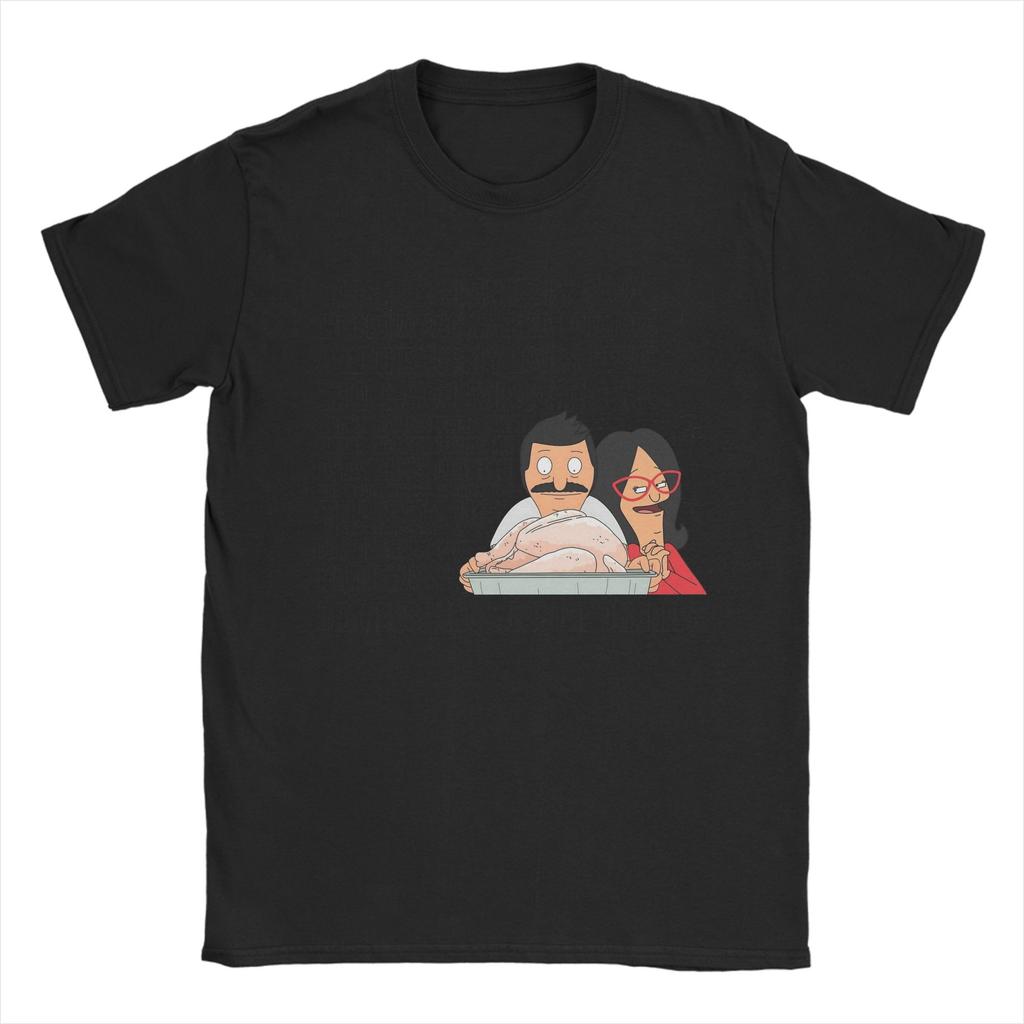 Unisex Women BBobs Burgers Thanksgiving Song T Shirt 100 Cotton Graphic Printing TShirt Happy Thanksgiving Top Clothing