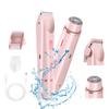 2-in-1 Bikini & Body Trimmer - Women's IPX7 Waterproof Electric Shaver for Face Underarms Legs, Painless Hair Removal Kit