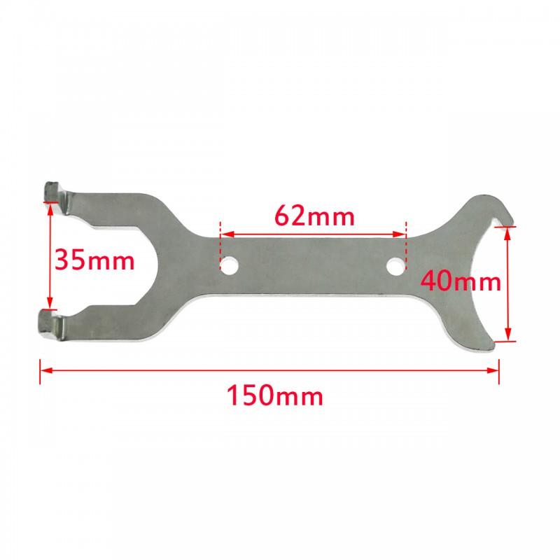Chrome-Plated Rear Shock Adjuster Wrench Harley Softail Touring Sportster Dyna Models