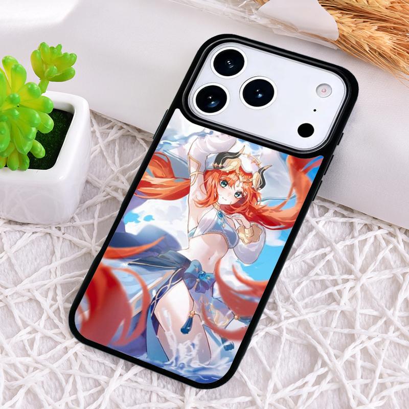 Чехол для телефона Genshin Nilou для iPhone 17 Air 16 15 11 12 14 13 Pro Max Ударопрочный чехол