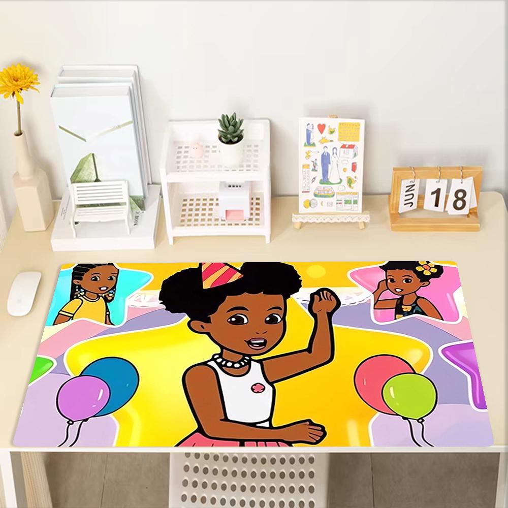 Gracie's Corner Theme Mouse Pad, Non Slip Rubber Base, Multifunctional Office & Home Decor, Perfect for Workspace Personalization.