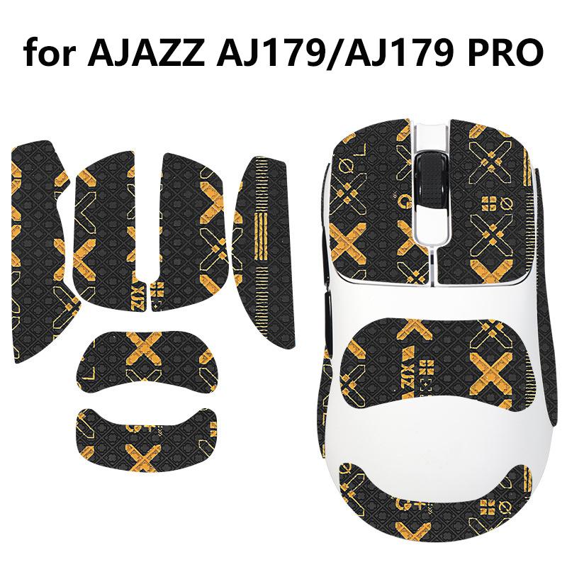 Противоскользящая наклейка на мышку для скейтборда Ajazz Aj179/Aj179 Pro Gaming Mouse для киберспорта, компьютерного геймера, нескользящая, впитывающая пот