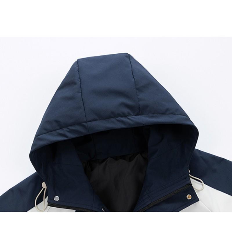 Мужская весенняя новая модная куртка-карго с капюшоном, повседневная свободная куртка соответствующего цвета