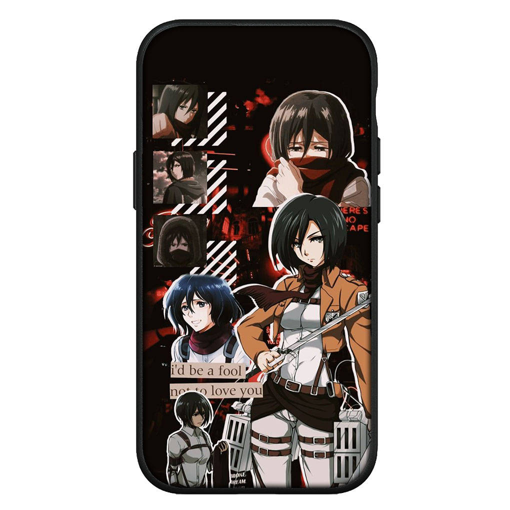 Чехол для iPhone 16 15 Xiaomi Redmi Note 14 13 12 11 Pro Max X 8 16e Samsung Galaxy S25 S24 S23 Moto OPPO Huawei Аниме Атака титанов Levi Чехол для телефона