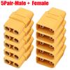 Male Female Connector XT90 Plug with Back Cover Silicone Wire Connectors Adapter Cable Terminal Plugs for RC Lipo Battery