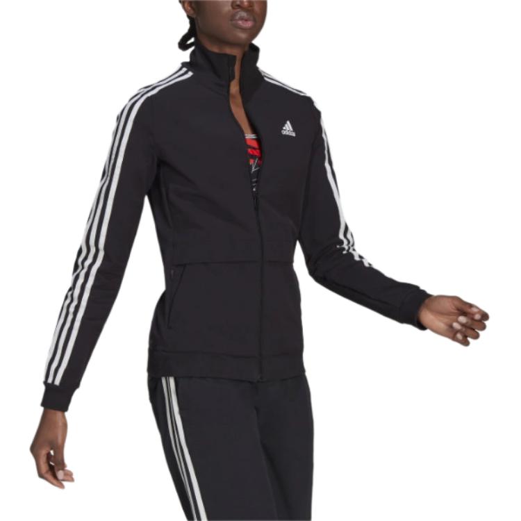 adidas Куртки Женские Черные Стойка Умеренные Другие GK6154