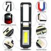LED COB Rechargeable Magnetic Work Light Portable Flashlight Waterproof Camping Lantern Magnet Design With Power Display