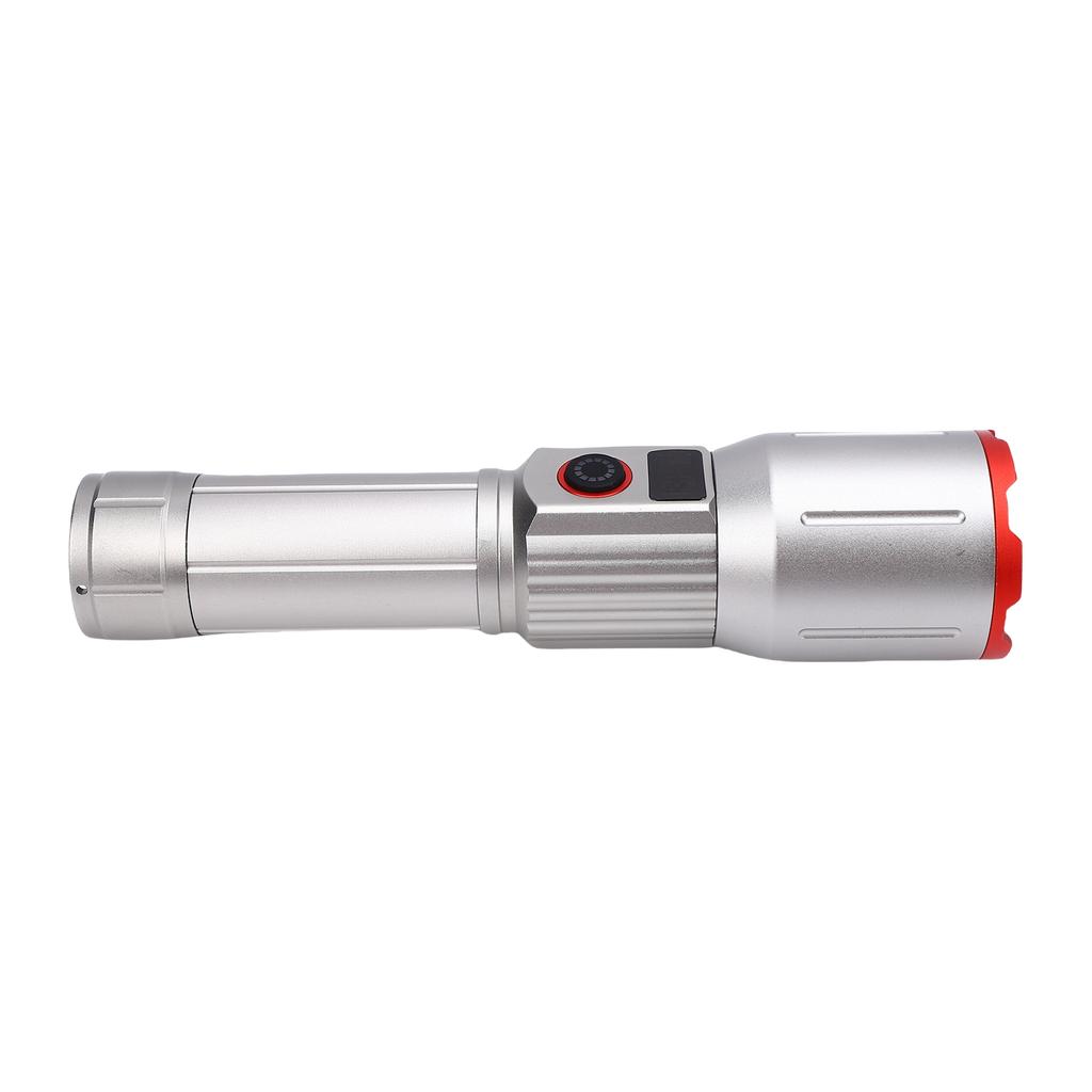 Rechargeable Flashlight Super Bright 4 Light Modes Zoomable Water Proof Handheld Flash Light for Emergency Camping
