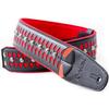 Straps 6cm ARMOUR RED RightOn! Guitar/Bass Strap, Wide, 100-150cm,