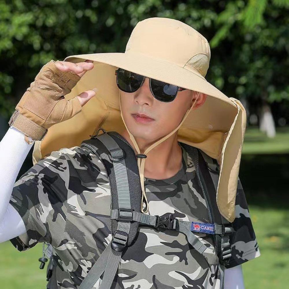 360 Degrees Protection Sun Hat Wide Brim Beach Cap Hot Sale Sunscreen Hat Unisex